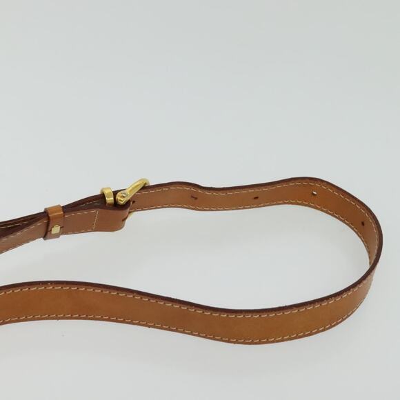 CELINE Macadam Canvas Shoulder Bag Pvc Leather Brown Gold - Picture 8 of 13